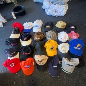 Bunch at vintage hats